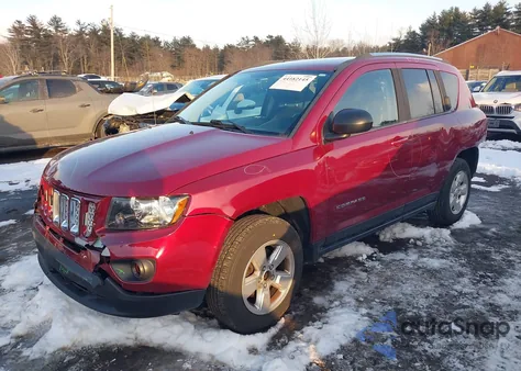 2014 Jeep Compass Sport z USA, uszkodzony, nr VIN 1C4NJCBA9ED573067